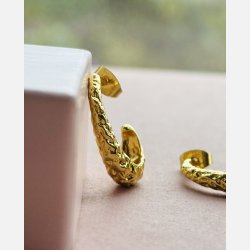 Malle creoler (Forgyldte) UDEN smykkeske