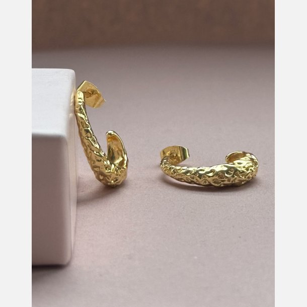 Malle creoler (Forgyldte) UDEN smykkeske