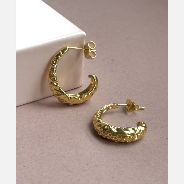 Malle creoler (Forgyldte) UDEN smykkeske