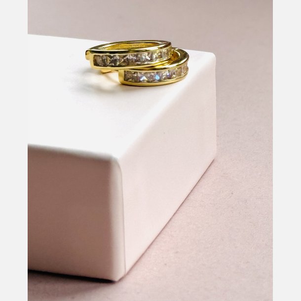 Clarity Hoops (Forgyldte) UDEN smykkeske