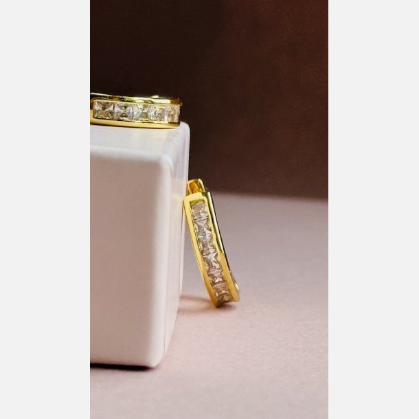 Clarity Hoops (Forgyldte) UDEN smykkeske