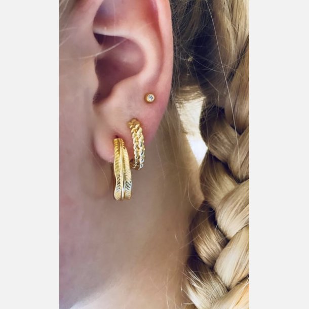 Magga hoops (Forgyldte) UDEN smykkeske