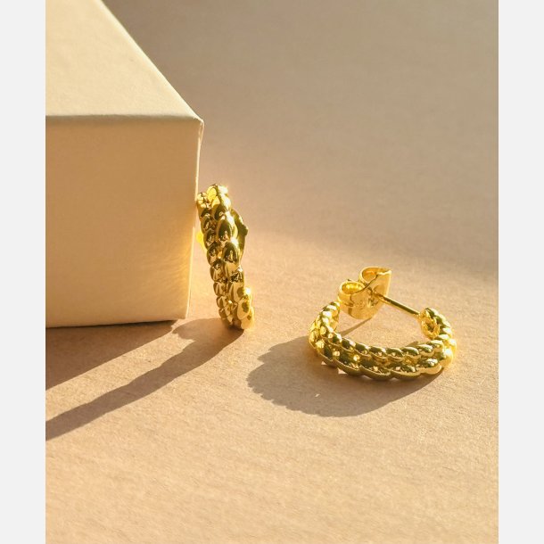 Marca hoops (forgyldte) UDEN smykkeske