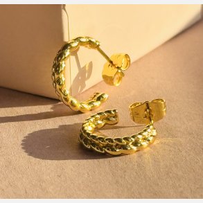 Marca hoops (forgyldte) UDEN smykkeske