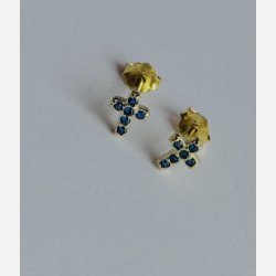 Blue faith (Forgyldte) UDEN smykkeske