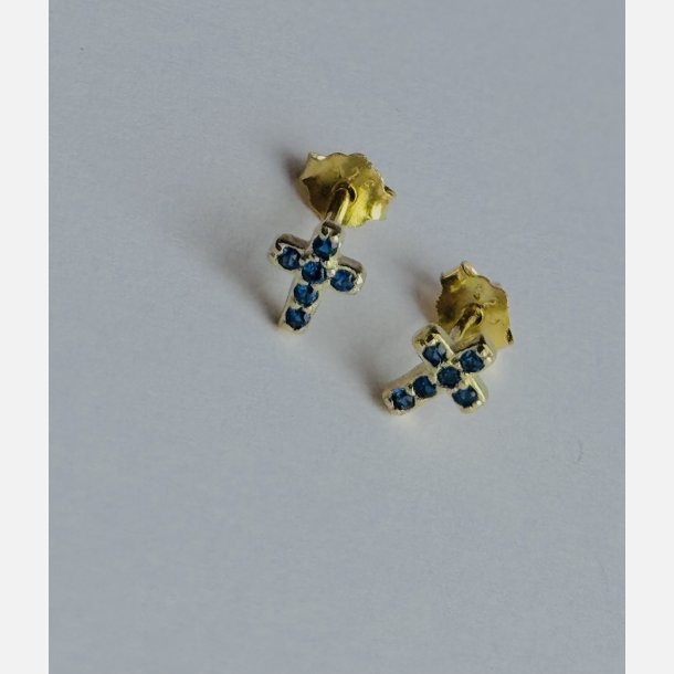 Blue faith (Forgyldte) UDEN smykkeske