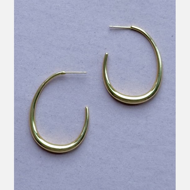 Calma hoops (Forgyldte) UDEN SMYKKESKE