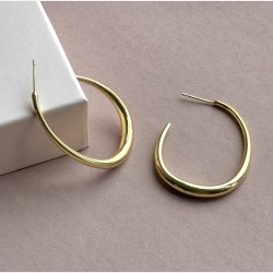 Calma hoops (Forgyldte) UDEN SMYKKESKE