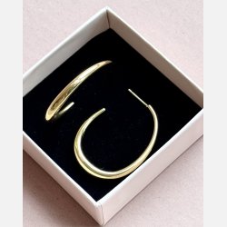 Calma hoops (Forgyldte) UDEN SMYKKESKE