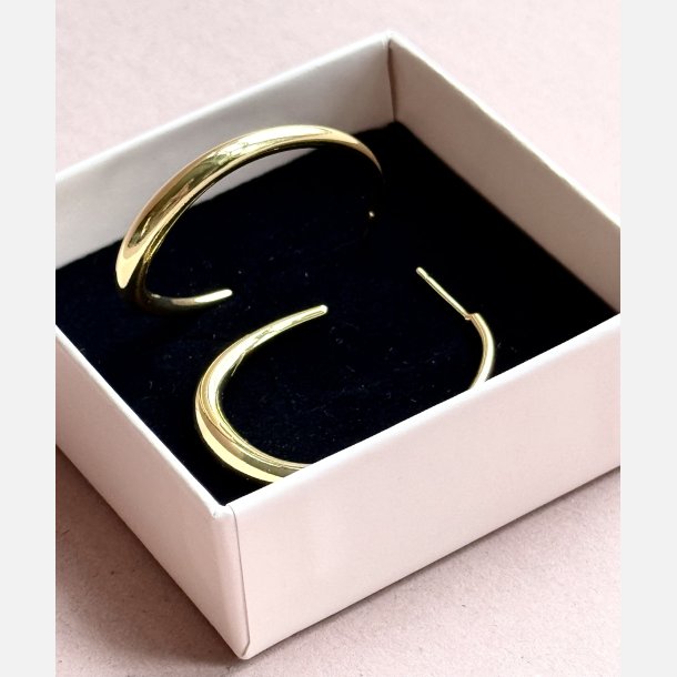 Calma hoops (Forgyldte) UDEN SMYKKESKE