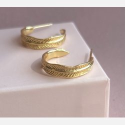 Magga hoops (Forgyldte) UDEN smykkeske