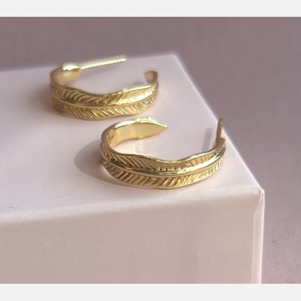 Magga hoops (Forgyldte) UDEN smykkeske