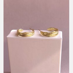 Magga hoops (Forgyldte) UDEN smykkeske