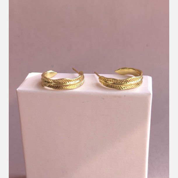 Magga hoops (Forgyldte) UDEN smykkeske