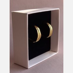 Magga hoops (Forgyldte) UDEN smykkeske