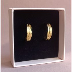 Magga hoops (Forgyldte) UDEN smykkeske