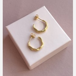 River hoops (Forgyldte) UDEN SMYKKESKE