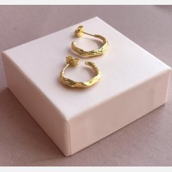 River hoops (Forgyldte) UDEN SMYKKESKE