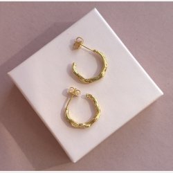 River hoops (Forgyldte) UDEN SMYKKESKE