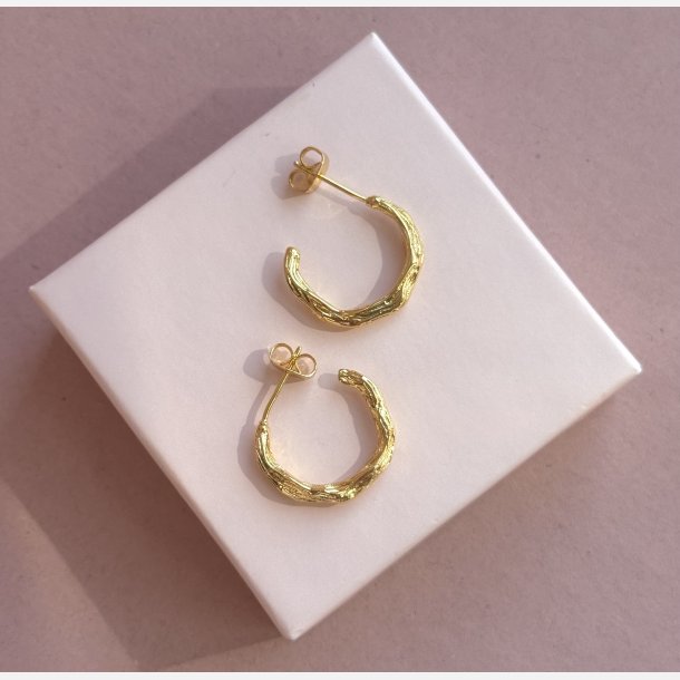 River hoops (Forgyldte) UDEN SMYKKESKE