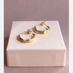 River hoops (Forgyldte) UDEN SMYKKESKE