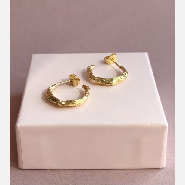 River hoops (Forgyldte) UDEN SMYKKESKE