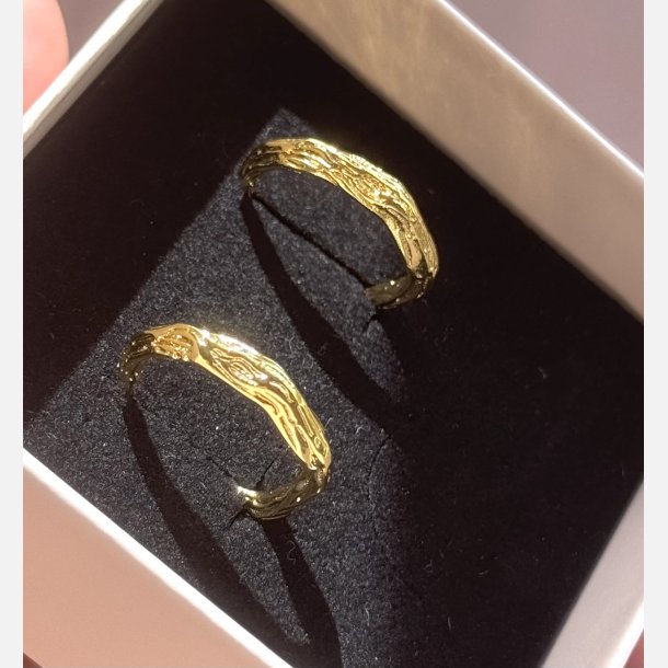 River hoops (Forgyldte) UDEN SMYKKESKE