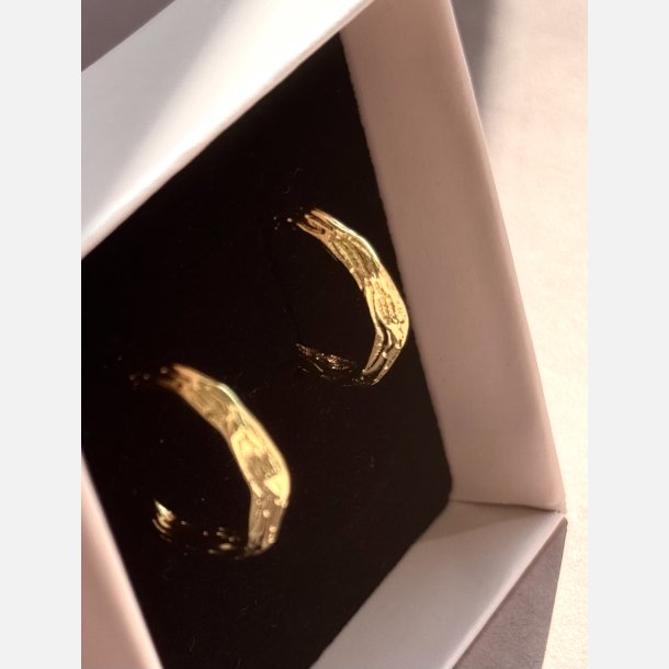 River hoops (Forgyldte) UDEN SMYKKESKE