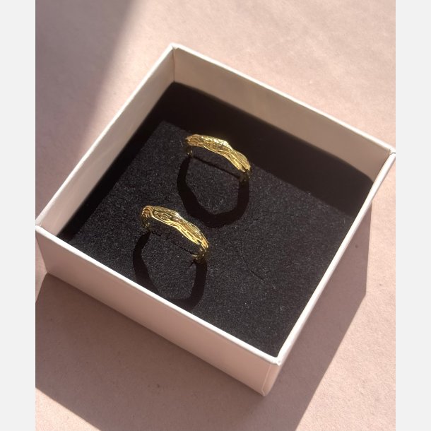 River hoops (Forgyldte) UDEN SMYKKESKE