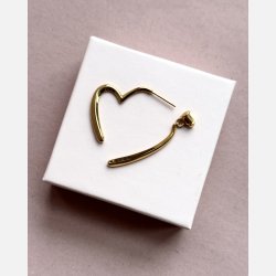 Open Heart (Forgyldte) UDEN smykkeske