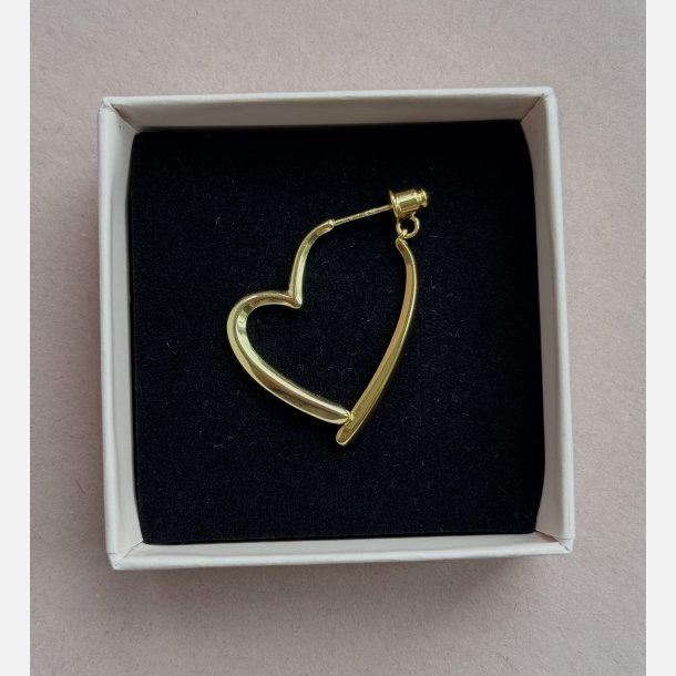 Open Heart (Forgyldte) UDEN smykkeske