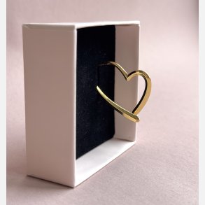 Open Heart (Forgyldte) UDEN smykkeske