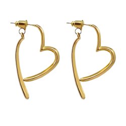 Open Heart (Forgyldte) UDEN smykkeske