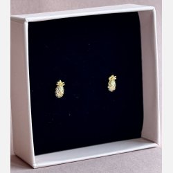Pineapple Sparkle (Forgyldte) UDEN smykkeske