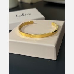 Armbnd "Du er elsket" (18K forgyldt stl)