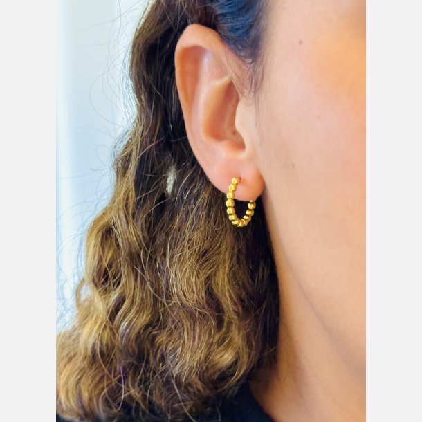 Maddi creoler (Forgyldte) UDEN smykkeske