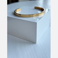 Armbnd "Du er elsket" (18K forgyldt stl)