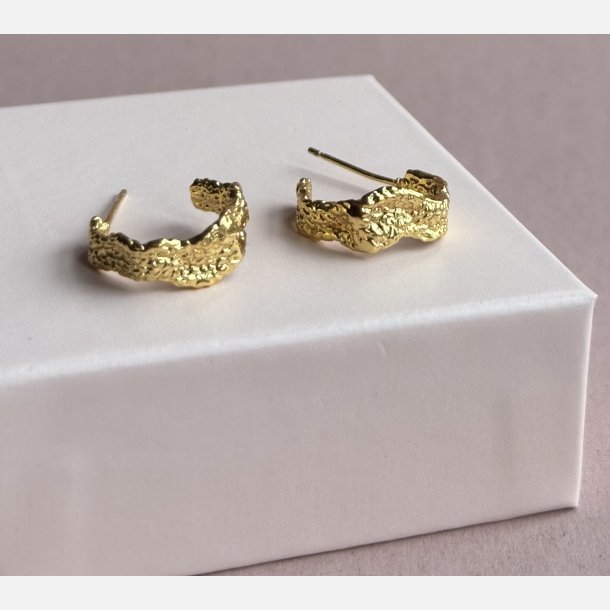 Raw hoops (Forgyldte) UDEN SMYKKESKE