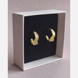 Raw hoops (Forgyldte) UDEN SMYKKESKE