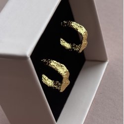 Raw hoops (Forgyldte) UDEN SMYKKESKE