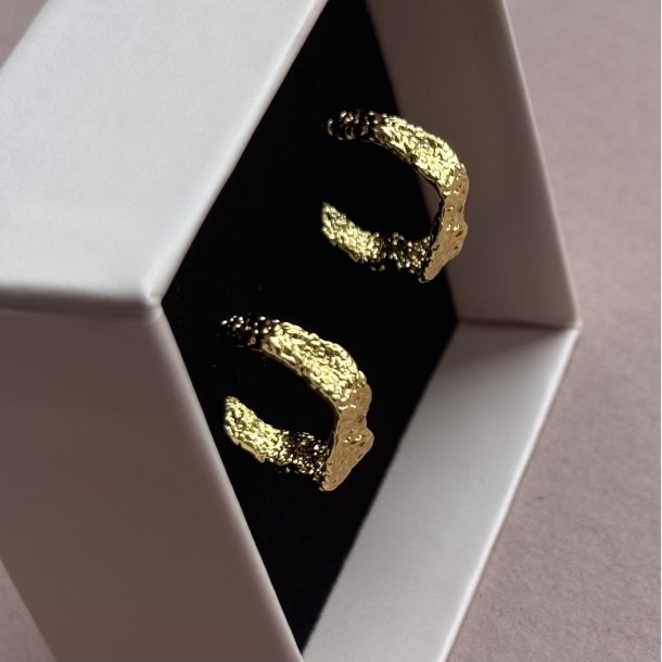 Raw hoops (Forgyldte) UDEN SMYKKESKE