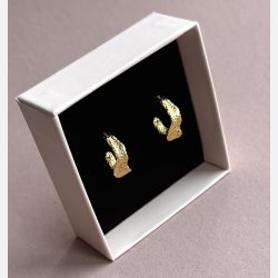 Raw hoops (Forgyldte) UDEN SMYKKESKE