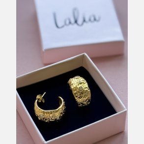 Lava hoops (Forgyldte) UDEN smykkeske