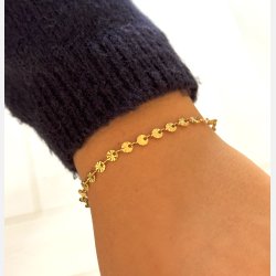 Solea armbnd (Forgyldt 15+5cm) UDEN SMYKKESKE