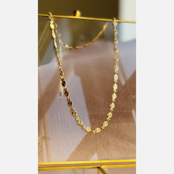 Solea halskde (Forgyldt 40+5cm) UDEN SMYKKESKE