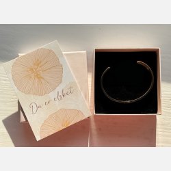 Armbnd "Du er elsket" (18K forgyldt stl)