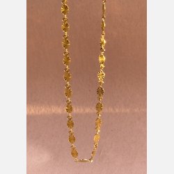 Solea halskde (Forgyldt 40+5cm) UDEN SMYKKESKE