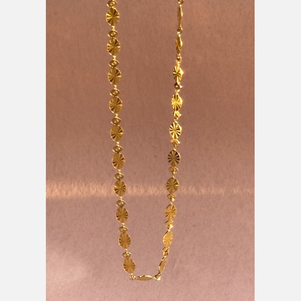 Solea halskde (Forgyldt 40+5cm) UDEN SMYKKESKE