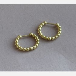 Maddi creoler (Forgyldte) UDEN smykkeske