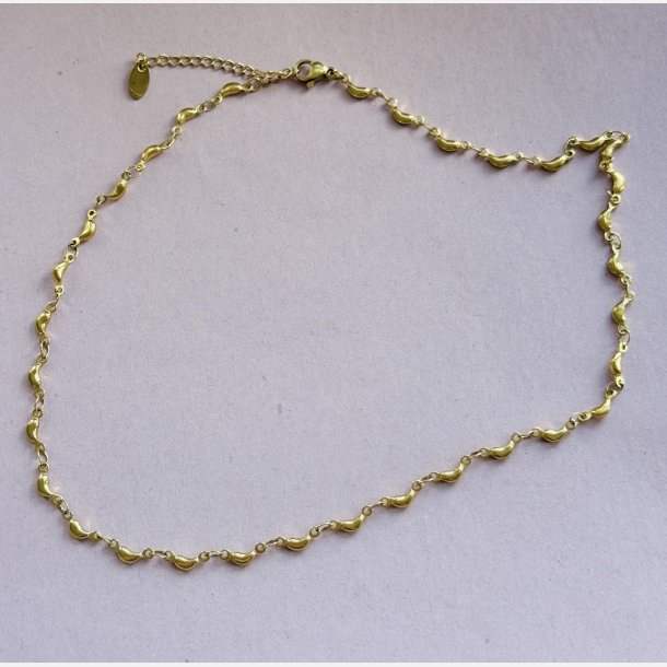 Forgyldt blgearmbnd (Uden smykkeske)